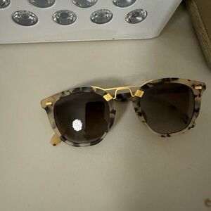 KREWE - Beau Nylon Sunglasses in Matte Oyster